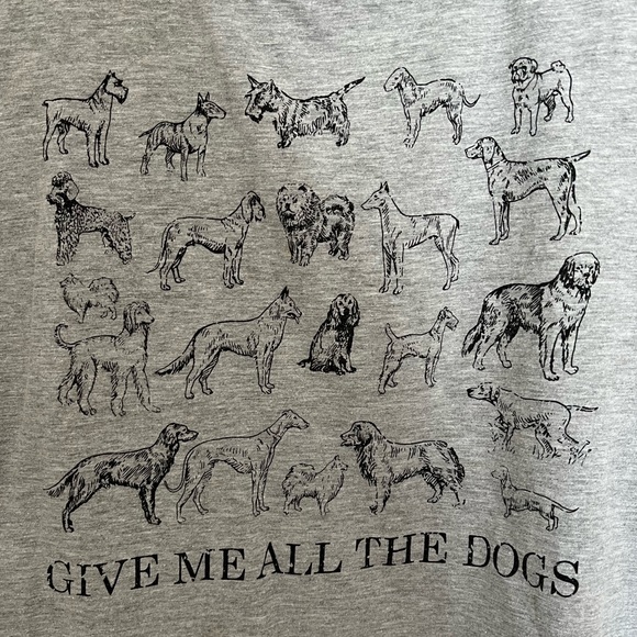 NWOT Give me All the Dogs Tee - Picture 5 of 5
